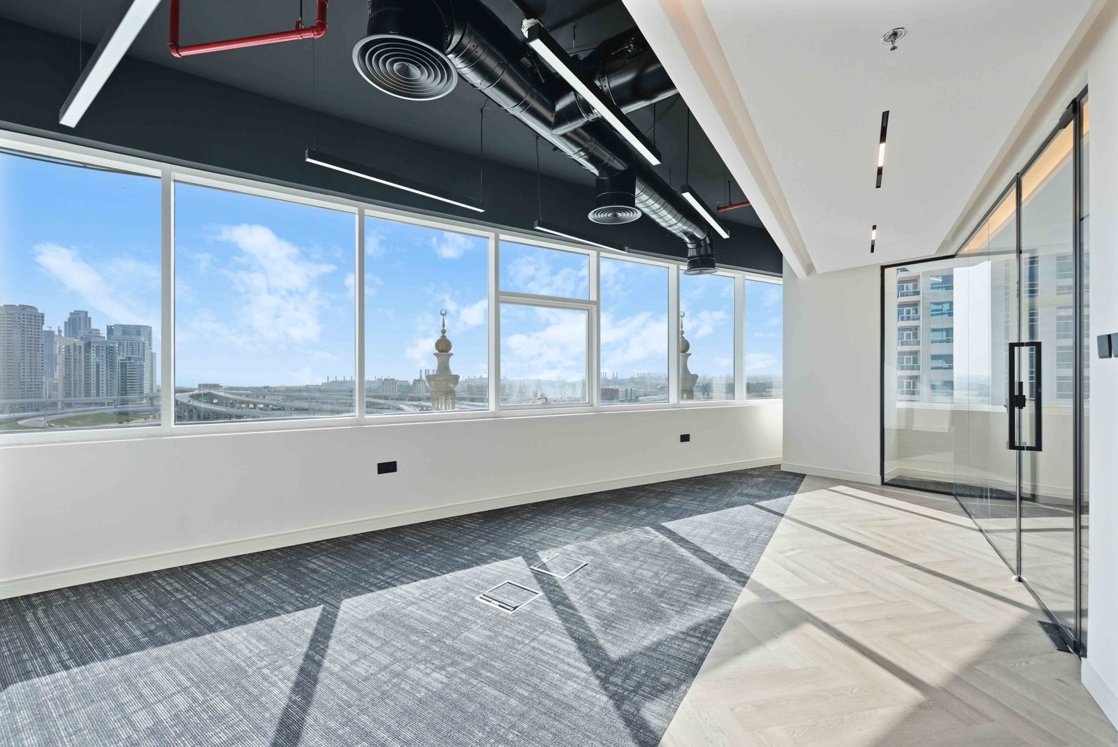 Finished luxury apartment interior after renovation